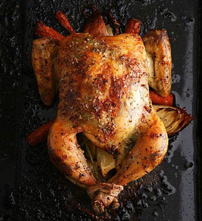 цыпленок жареный в духовке
