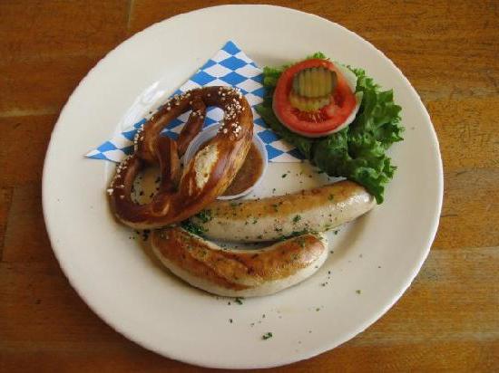 баварские колбаски фото