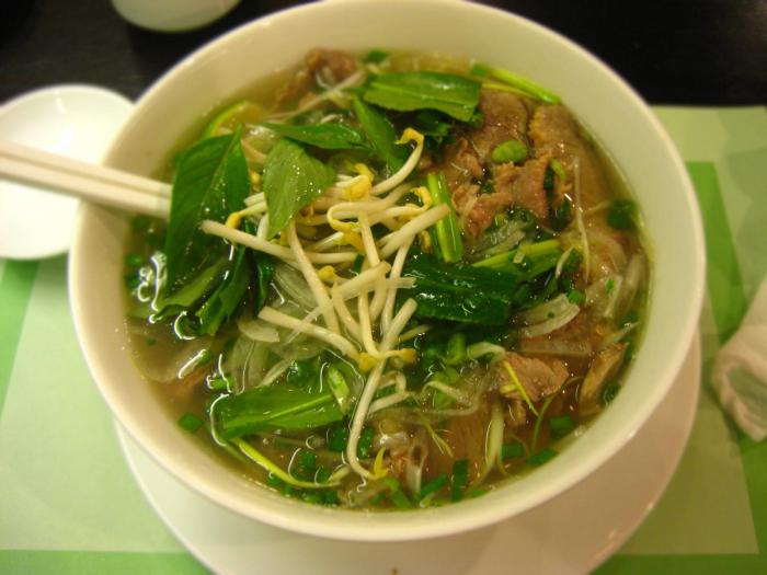 блюда вьетнамской кухни 