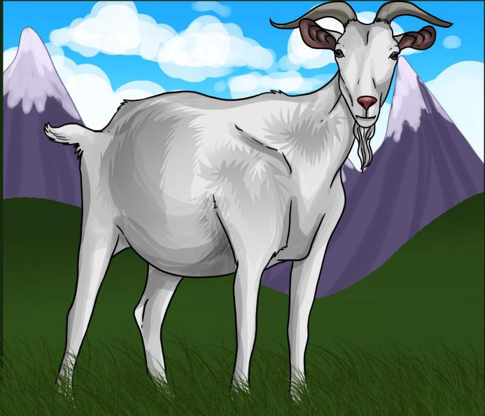 как легко нарисовать козу 
