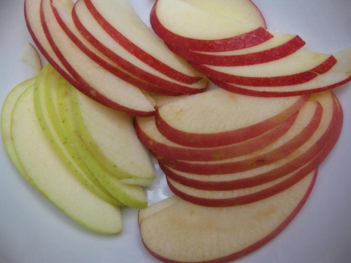 Обработка яблок перед заморозкой