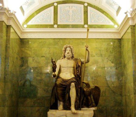 статуя зевса в олимпии в греции