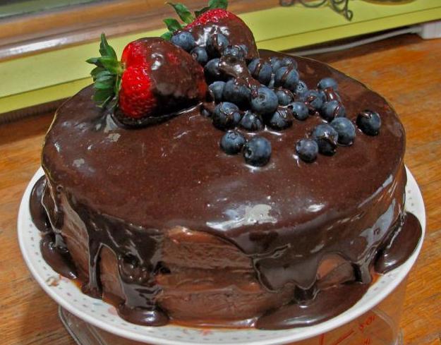 шоколадная помадка для торта 