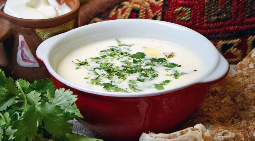 Спас армянский суп, рецепт на кефире