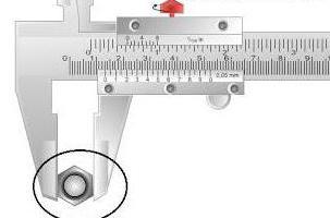 как измерить диаметр штангенциркулем