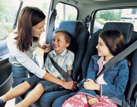 закон о перевозке детей в автомобиле