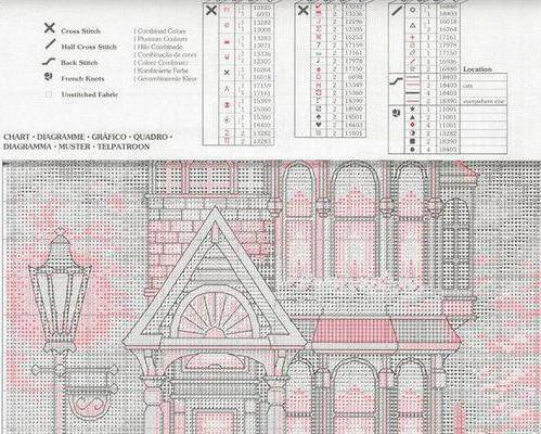 вышивка викторианский шарм схема 