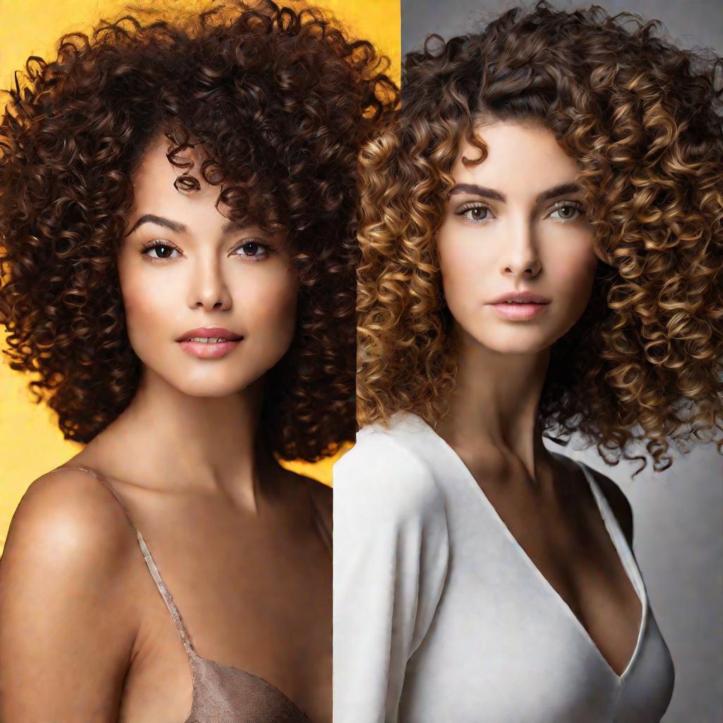 Фото волос до и после каутеризации
