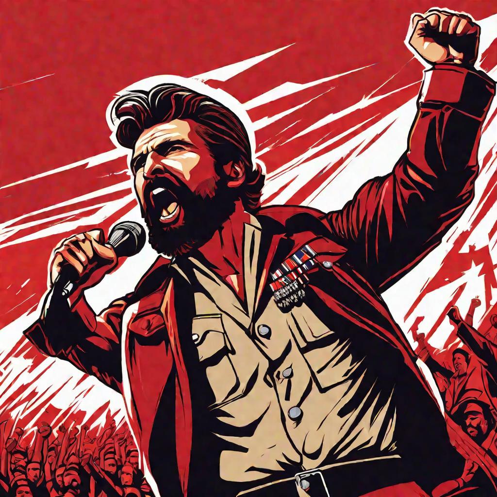 Портрет революционного лидера