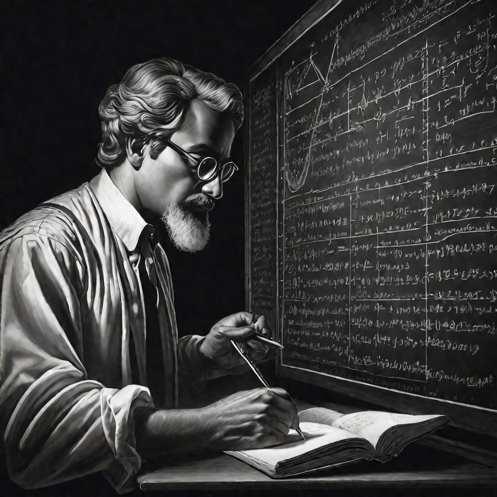 Портрет математика у доски