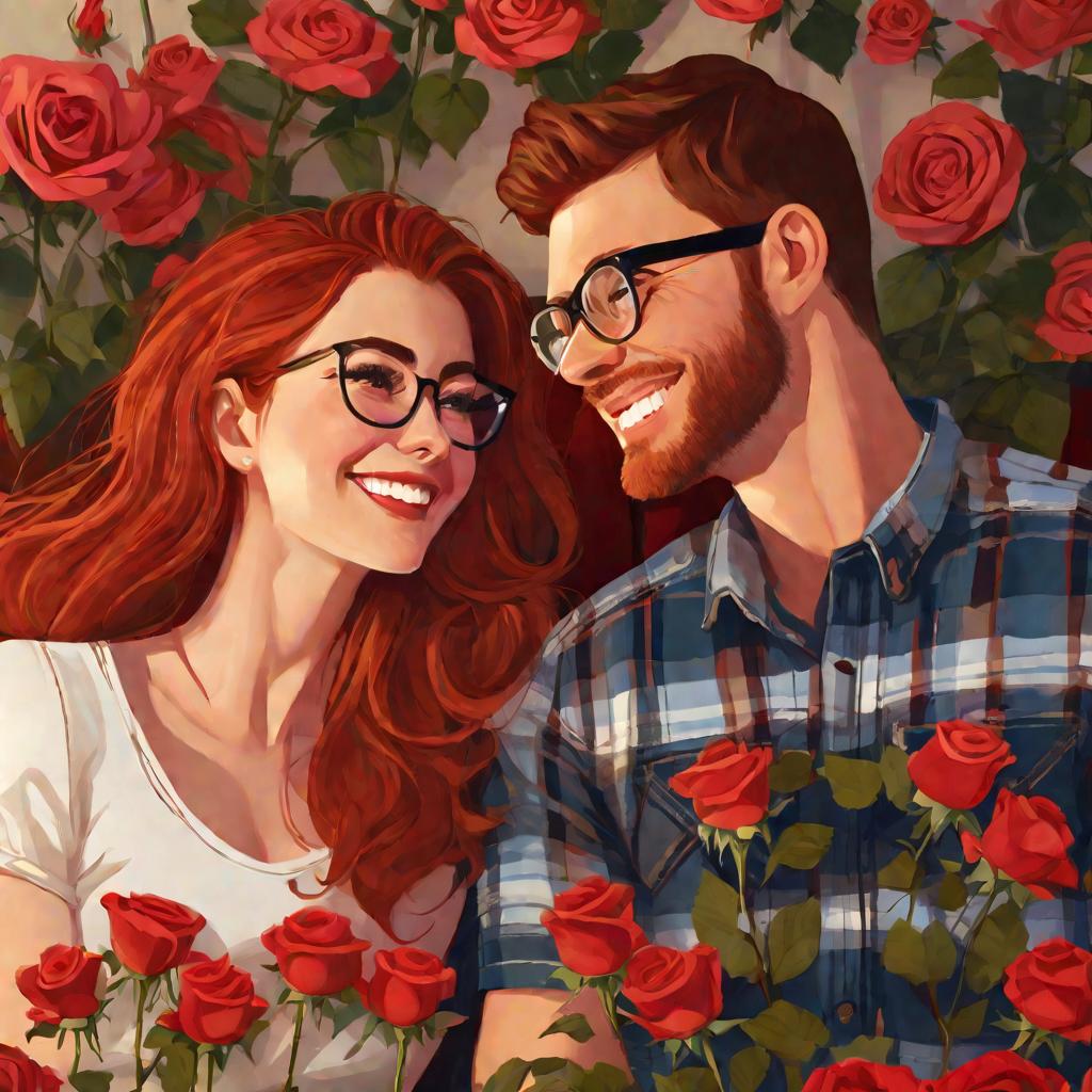 Портрет улыбающейся пары