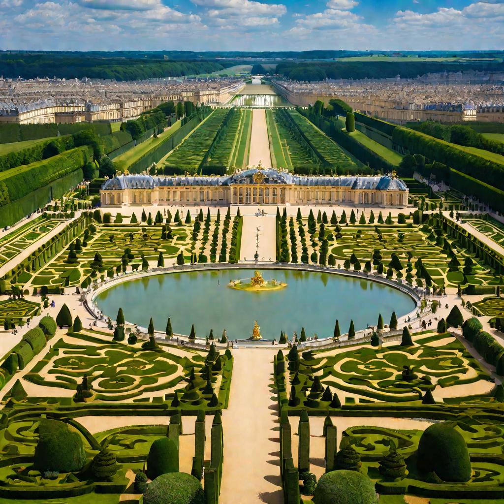 Версальский дворец летом