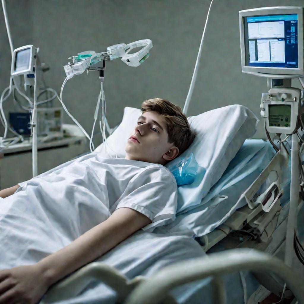Подросток в больнице из-за курения