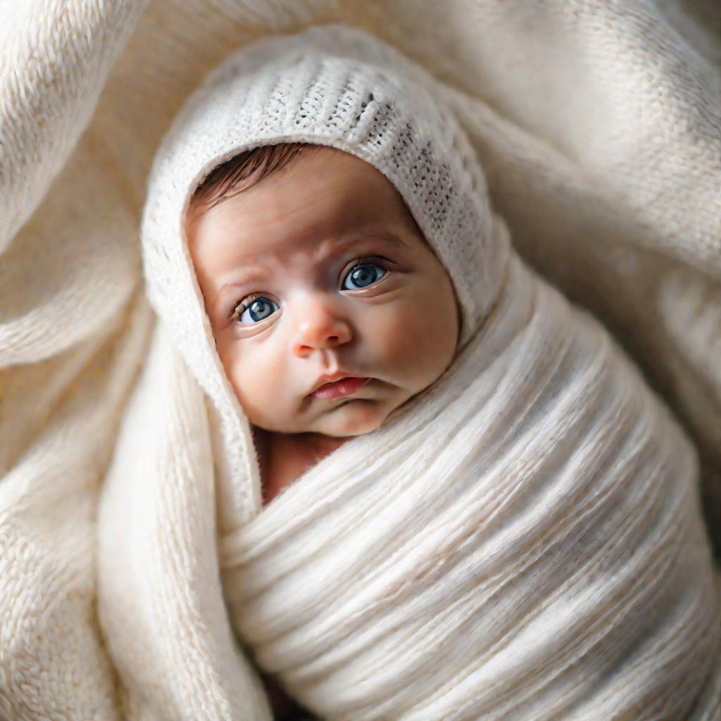 Портрет новорожденного ребенка