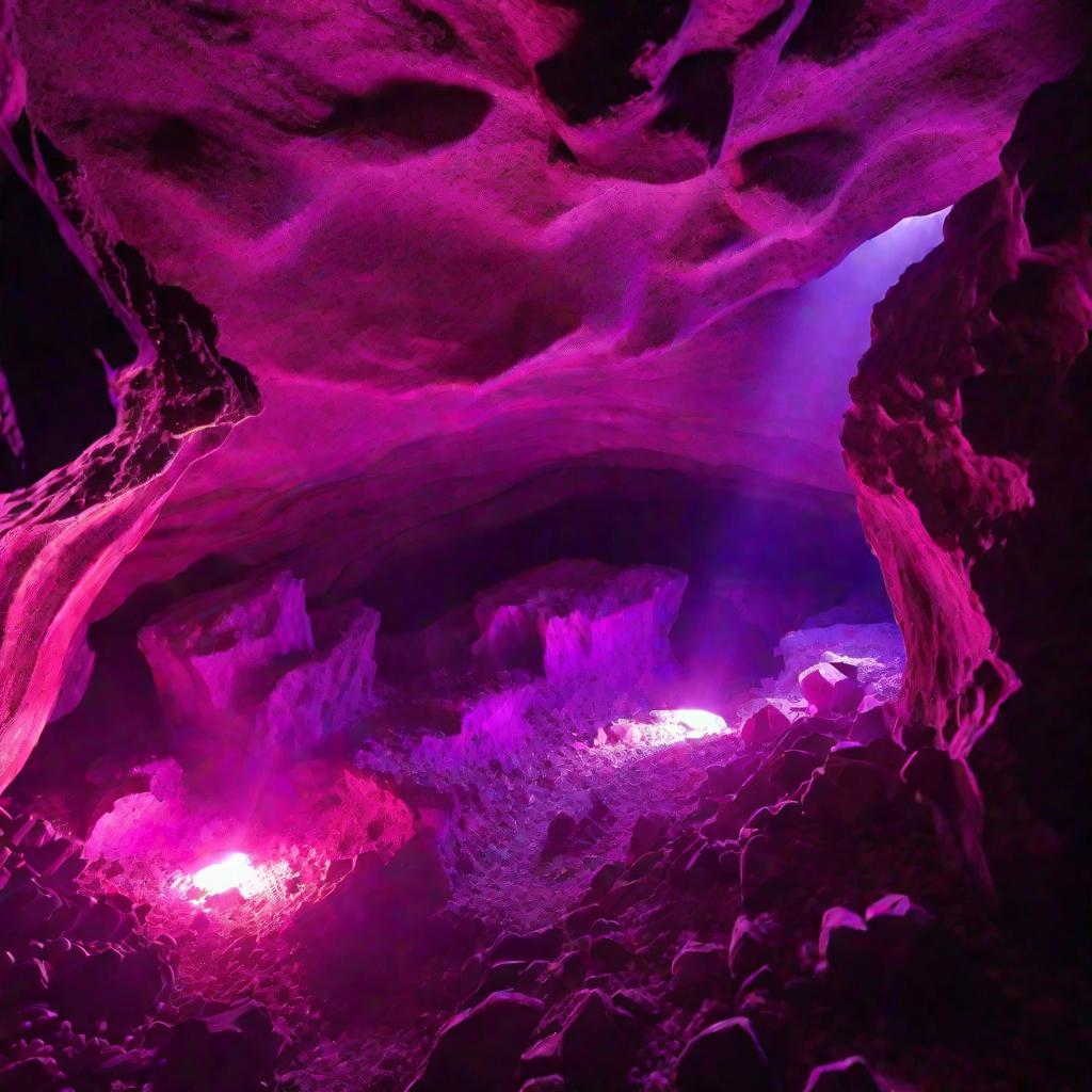 Пещера с аметистовыми геодами