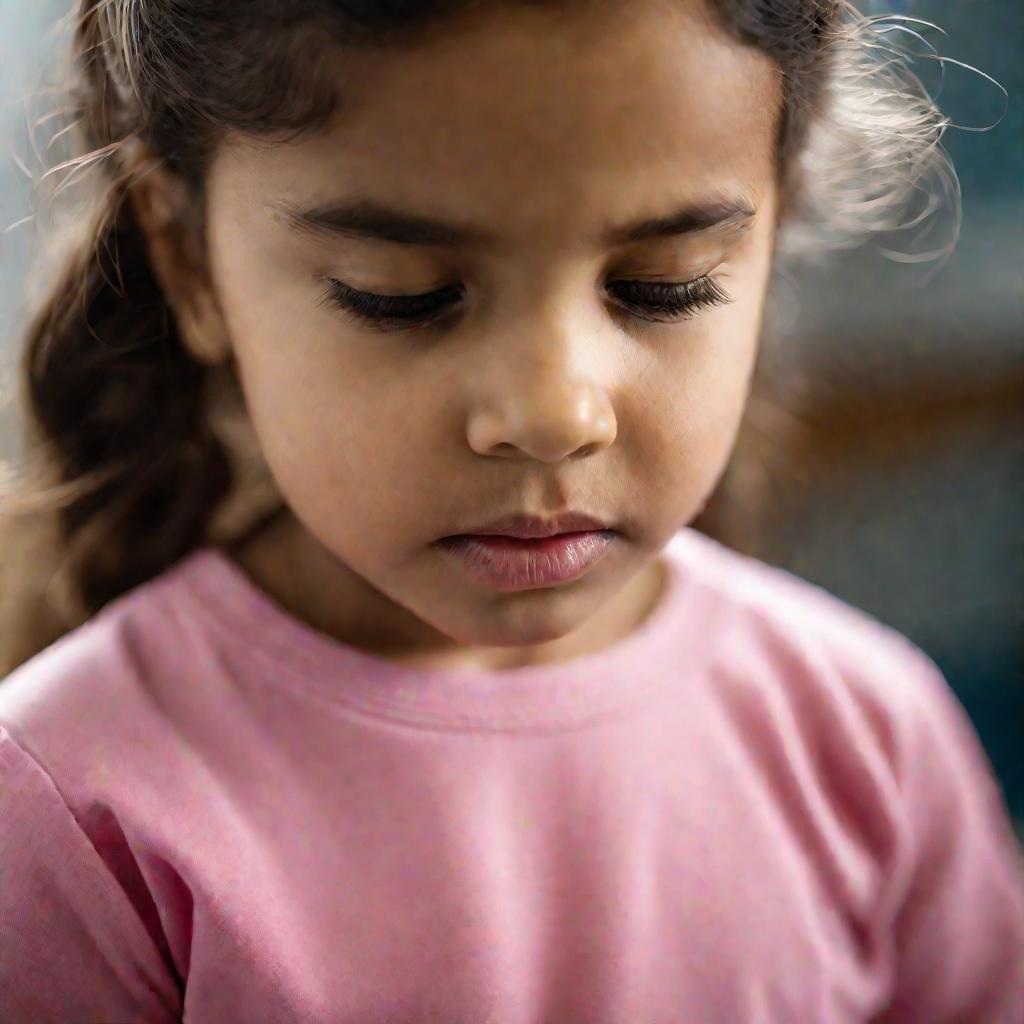Девочка 5 лет с паховой грыжей перед операцией