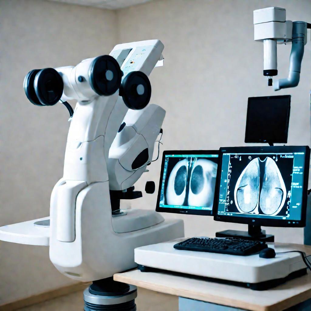 Кабинет офтальмолога с диагностическим оборудованием