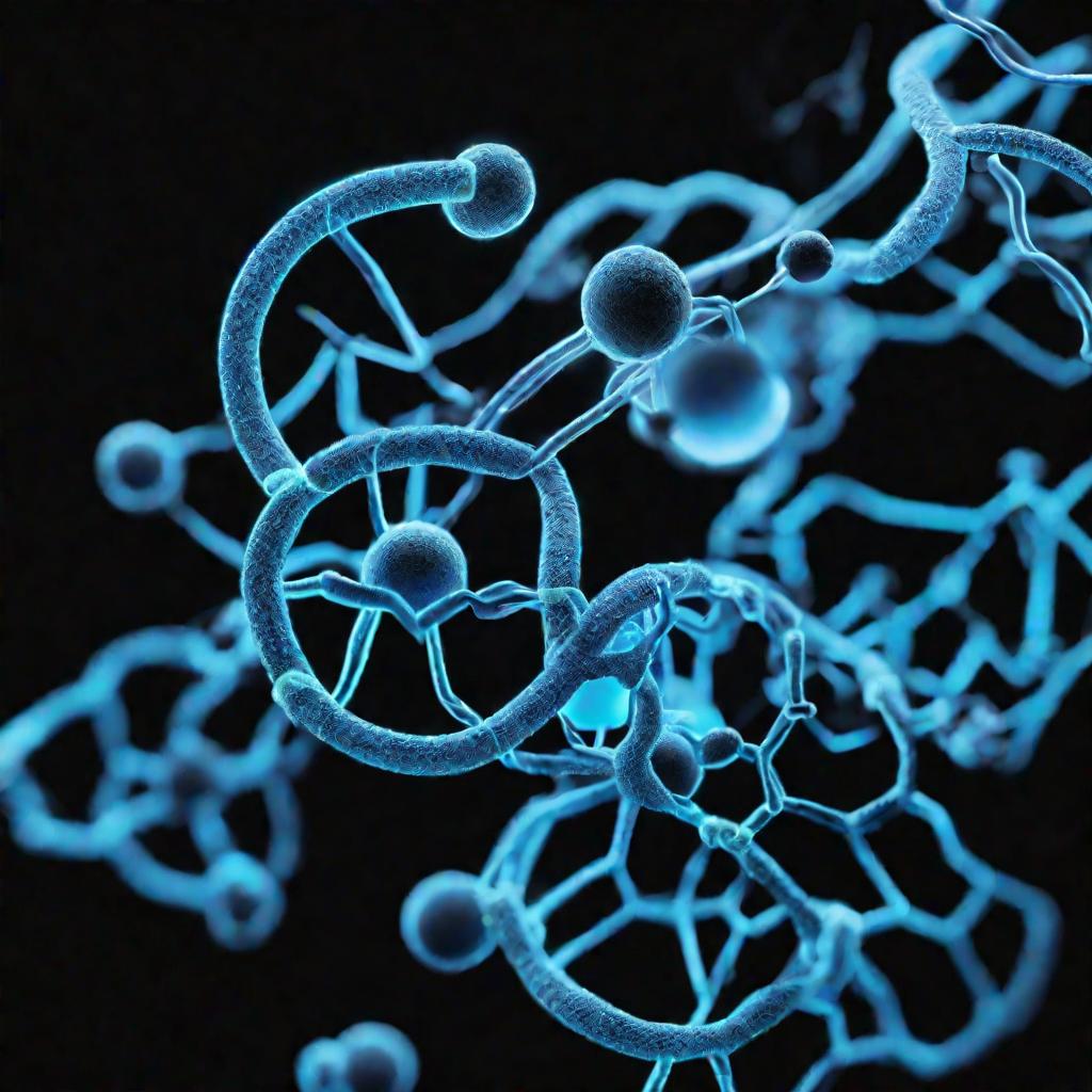 Модель молекулы фермента
