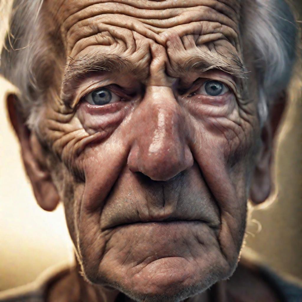 Портрет страдающего старика