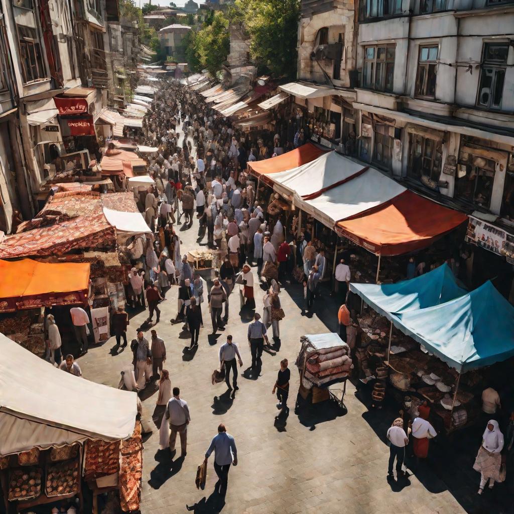 Уличный рынок в Стамбуле