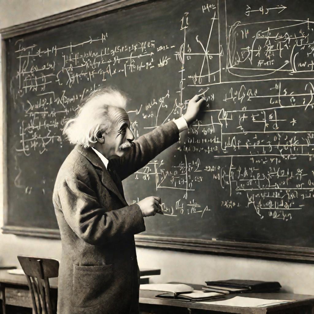 Эйнштейн в аудитории