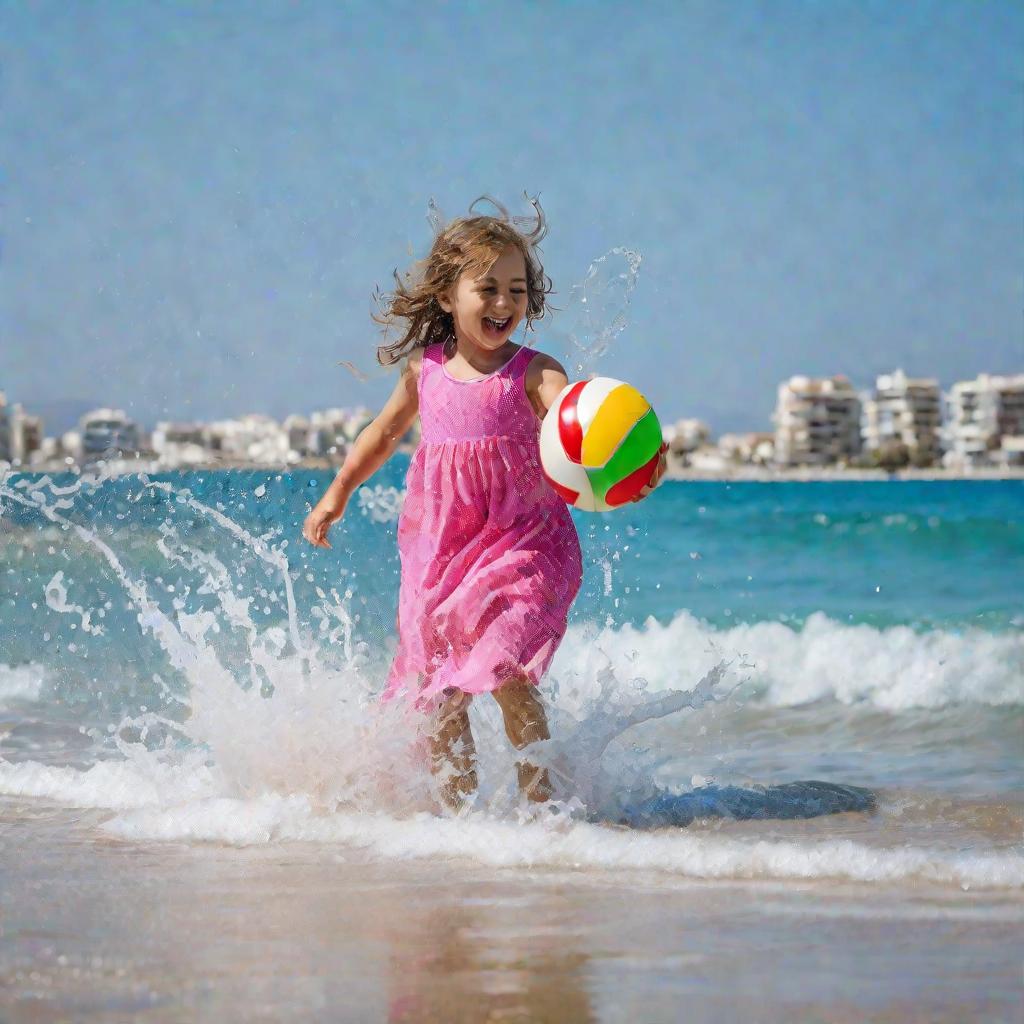 Девочка на пляже