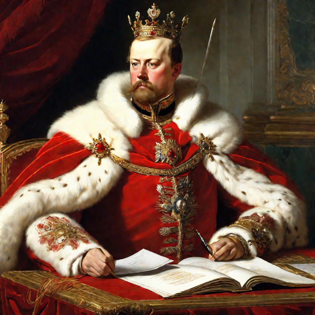 Портрет российского императора Александра I на Венском конгрессе