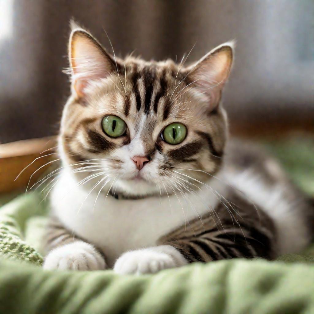 Портрет кошки манчкин