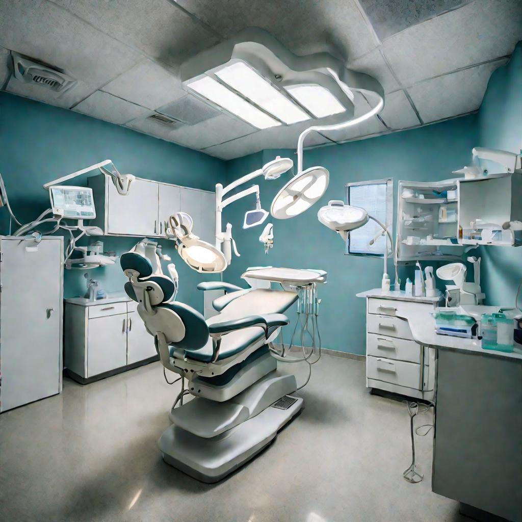 Вид стоматологического кабинета сверху