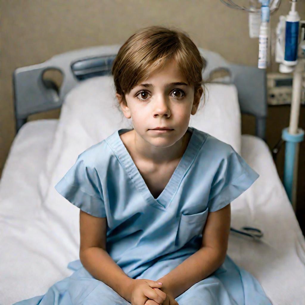 Беспокойный ребенок в больнице
