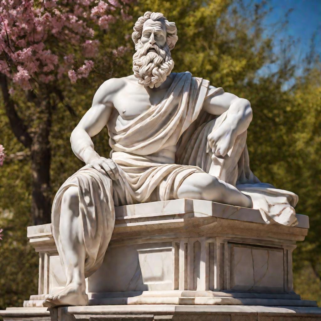 Статуя древнегреческого философа