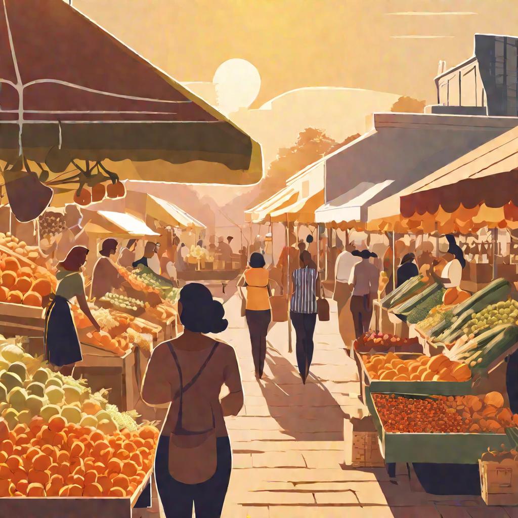 Рынок овощей