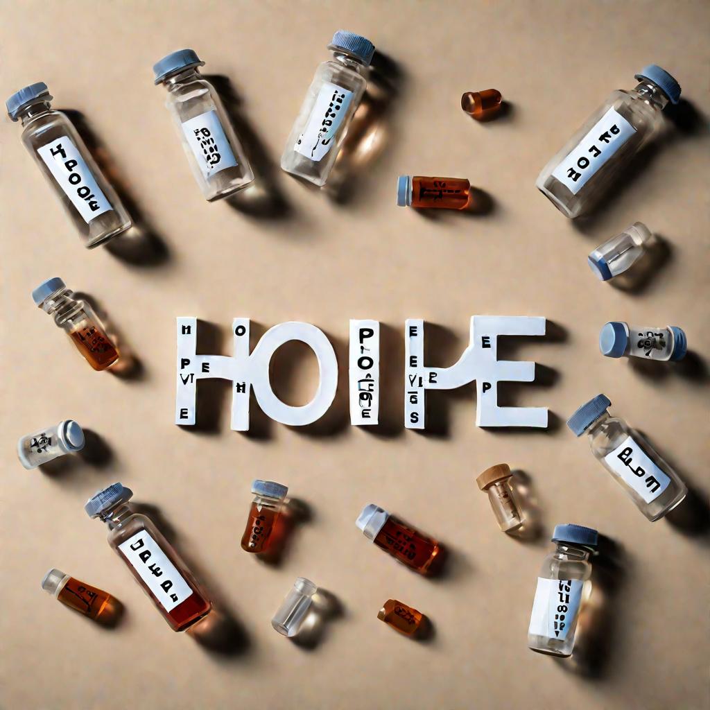 Вакцины от полиомиелита складываются в слово HOPE (НАДЕЖДА)