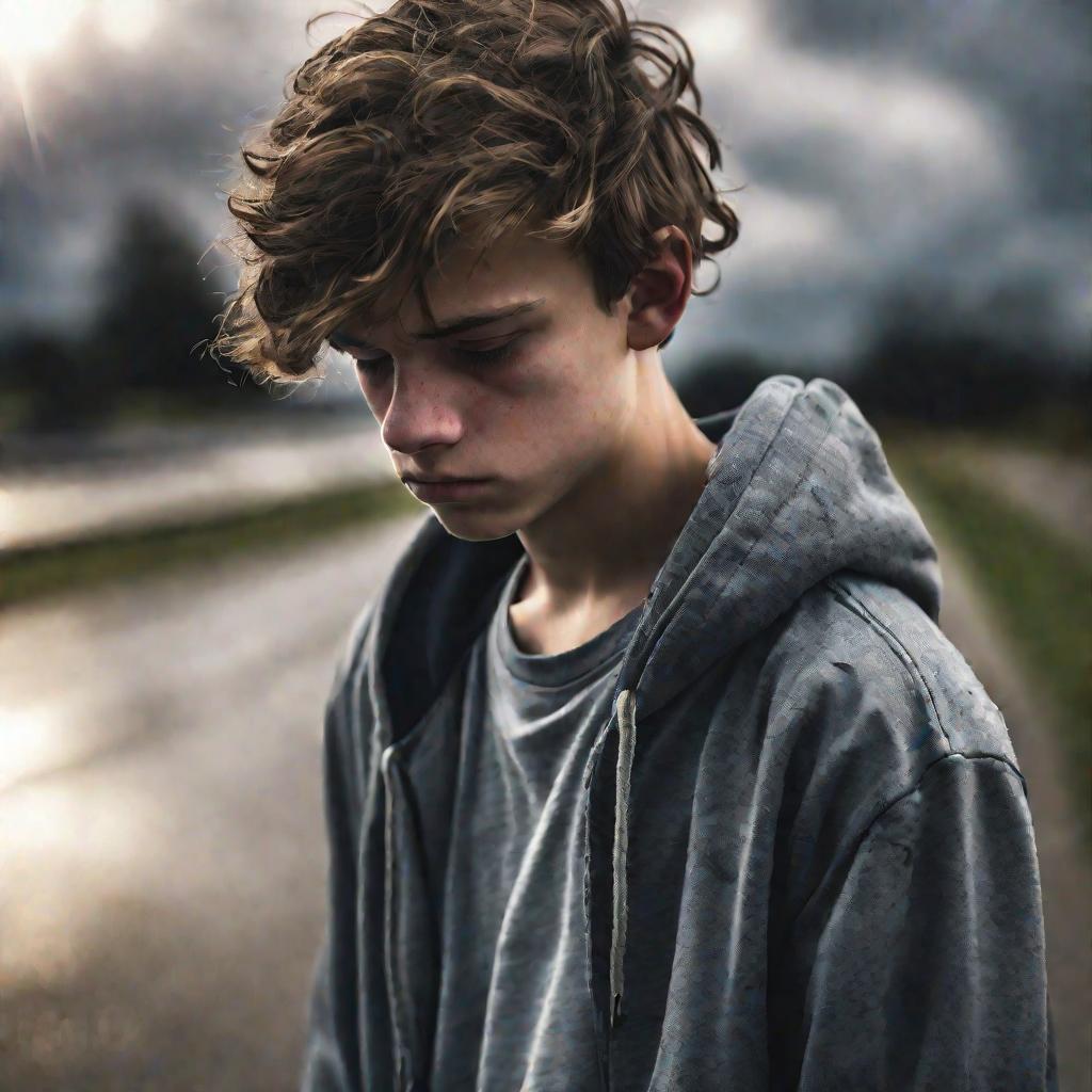 Подросток с депрессией