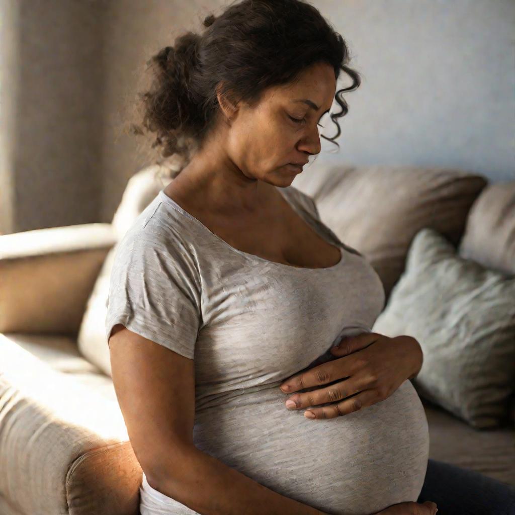 Беременная женщина с тремором рук
