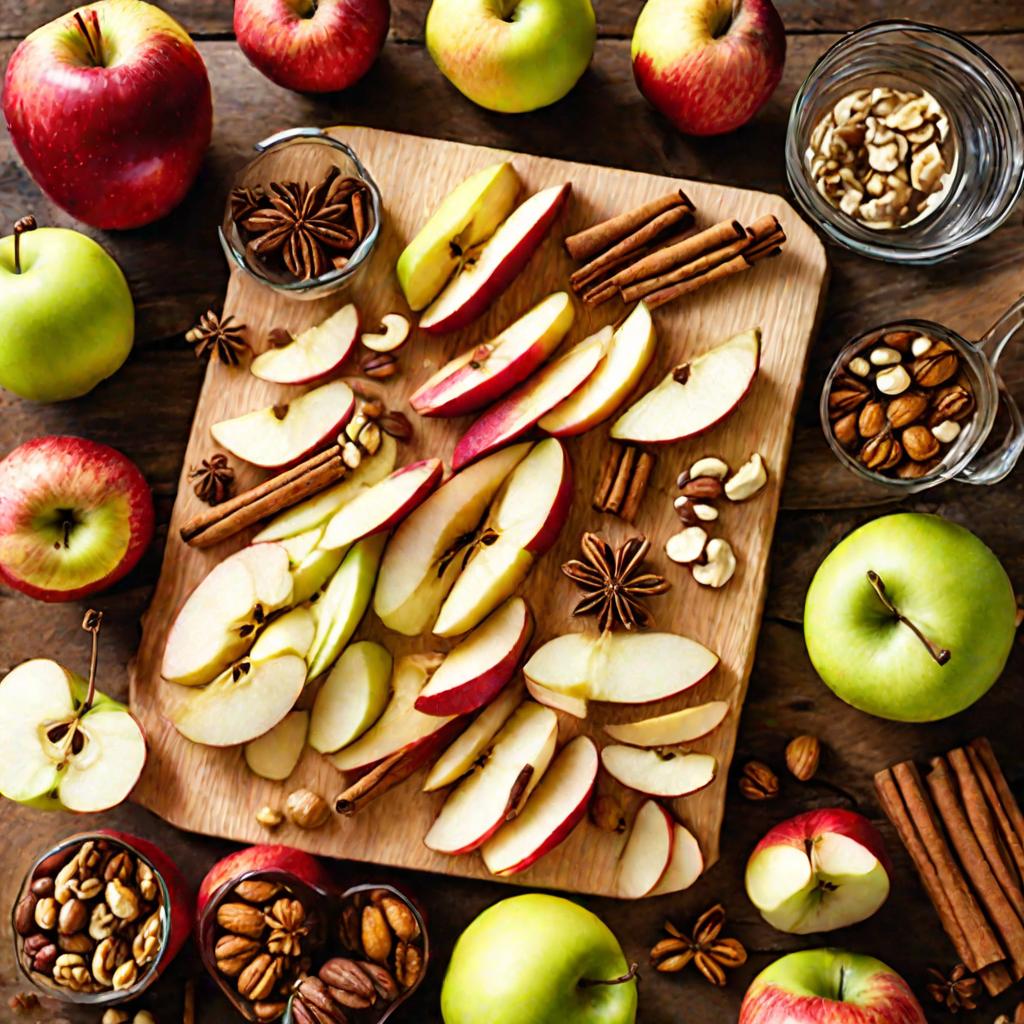 Фото ингредиентов для яблочного пирога