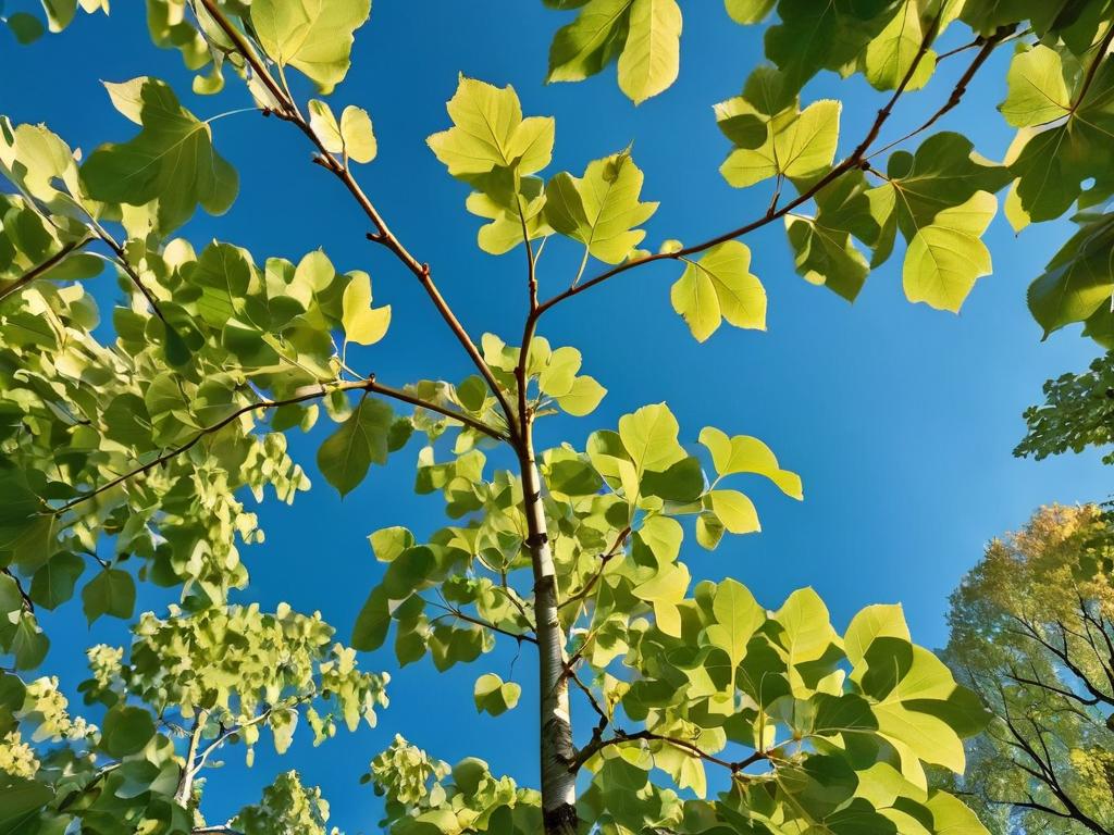 Фото взрослого дерева липы мелколистной с овальной кроной