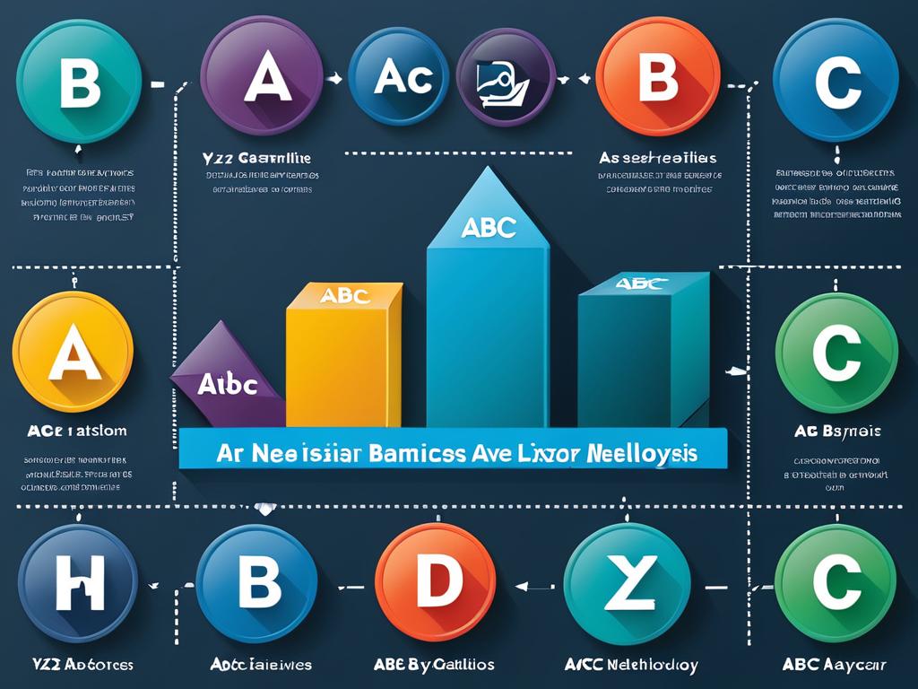 Инфографика, объясняющая основы методики ABC/XYZ анализа