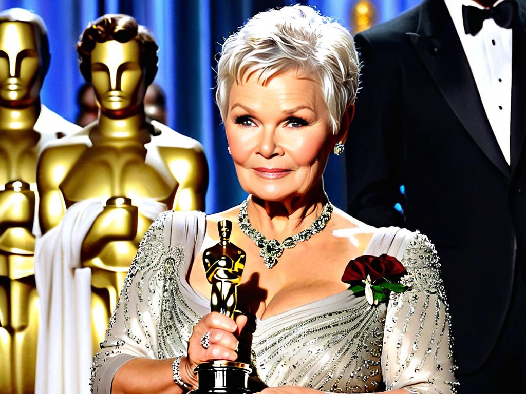 Джуди Денч получает премию Оскар