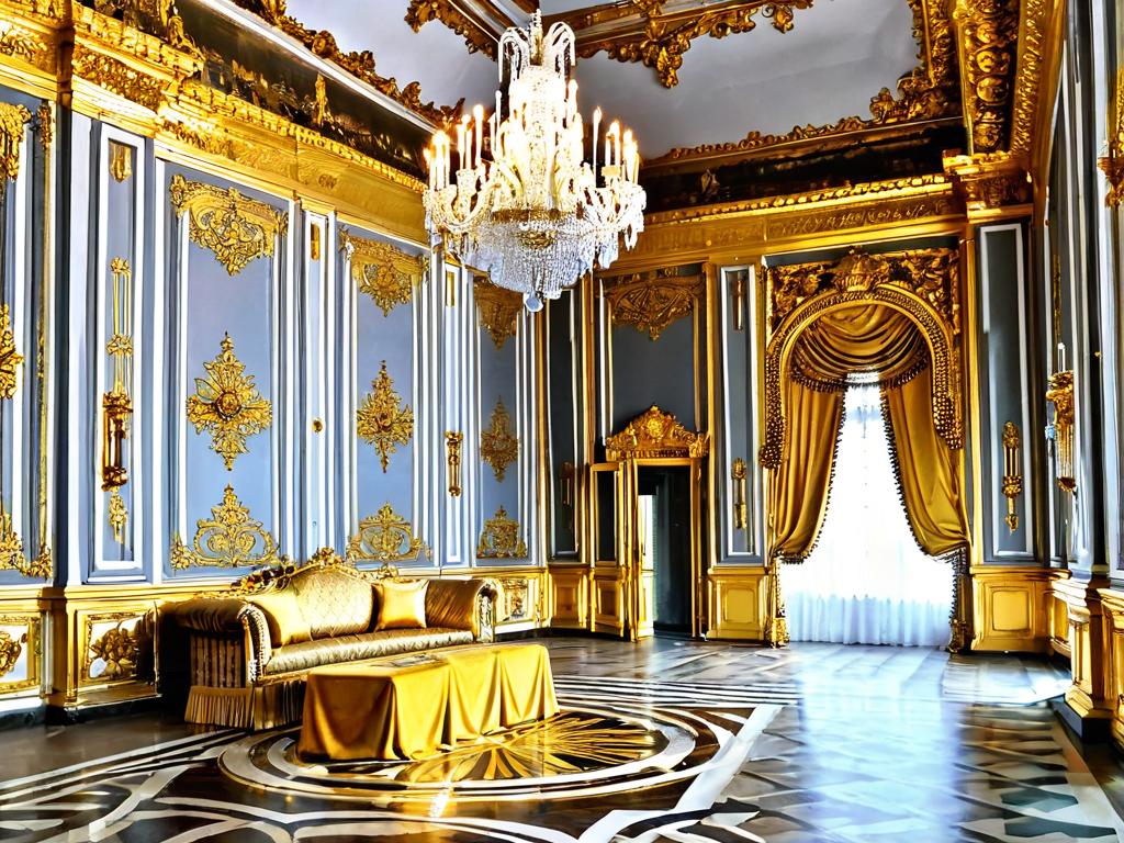 Роскошный зал Зимнего дворца