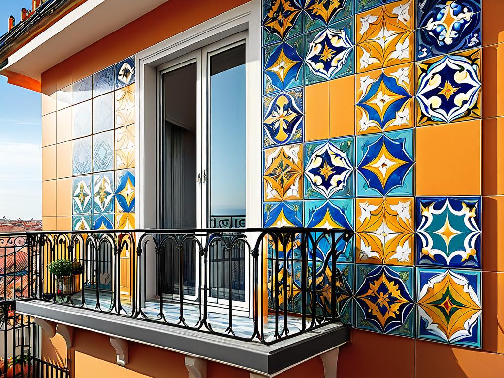 Красочная плитка и декоративные панели для ремонта на балконе