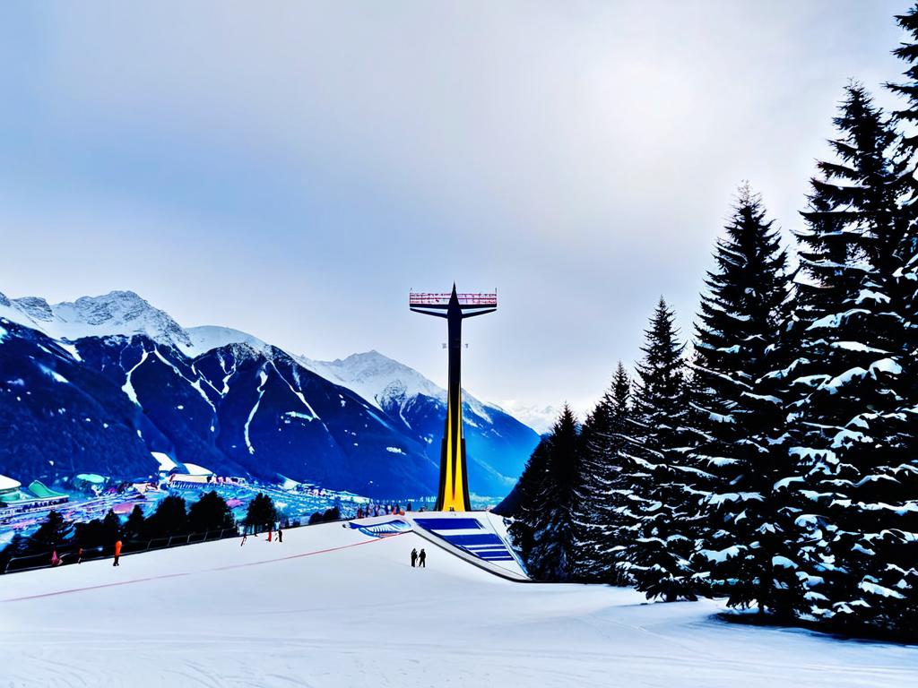 Лыжный трамплин в Инсбруке, принимавший Олимпи<mixchars>ad</mixchars>ы