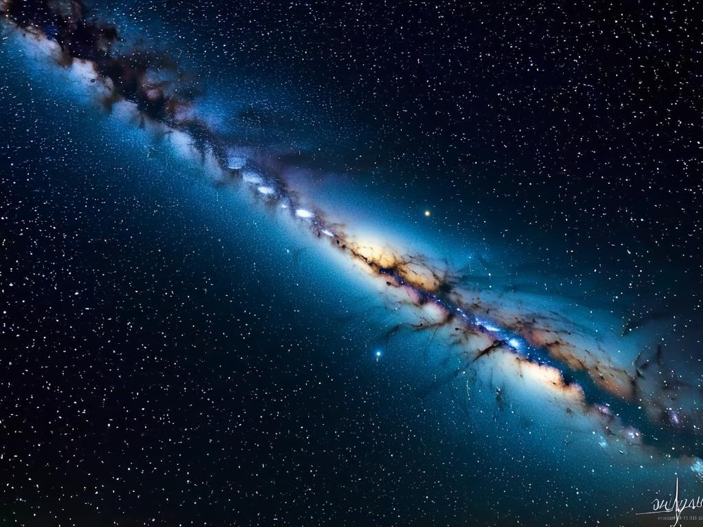 Фотография, демонстрирующая расположение Антареса на ночном небе рядом с созвездием Скорпиона и