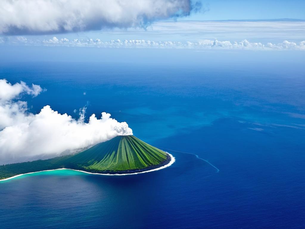 Вулкан Картала на острове Гранд-Комор