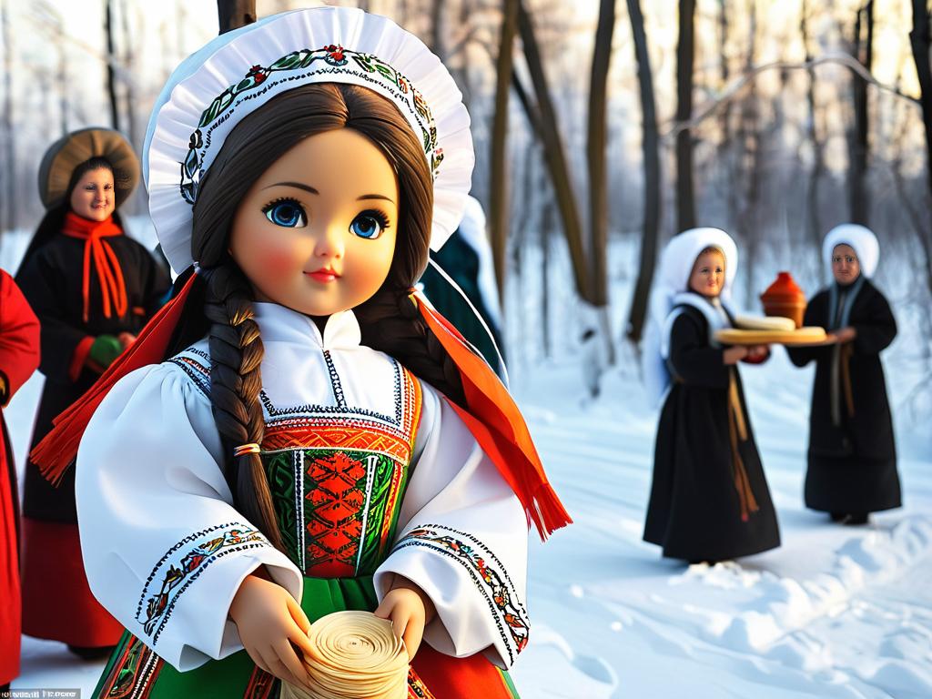 Традиция изготовления куклы Масленицы берет начало в языческие времена и связана с представлениями