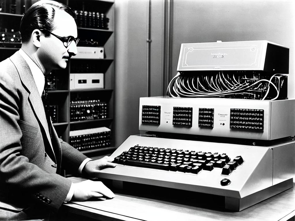 Фотография Zuse Z3 - первого работающего программируемого компьютера, созданного Конрадом Цузе в