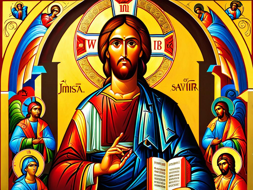 Икона Христа Пантократора, один из самых распространенных типов икон Спасителя