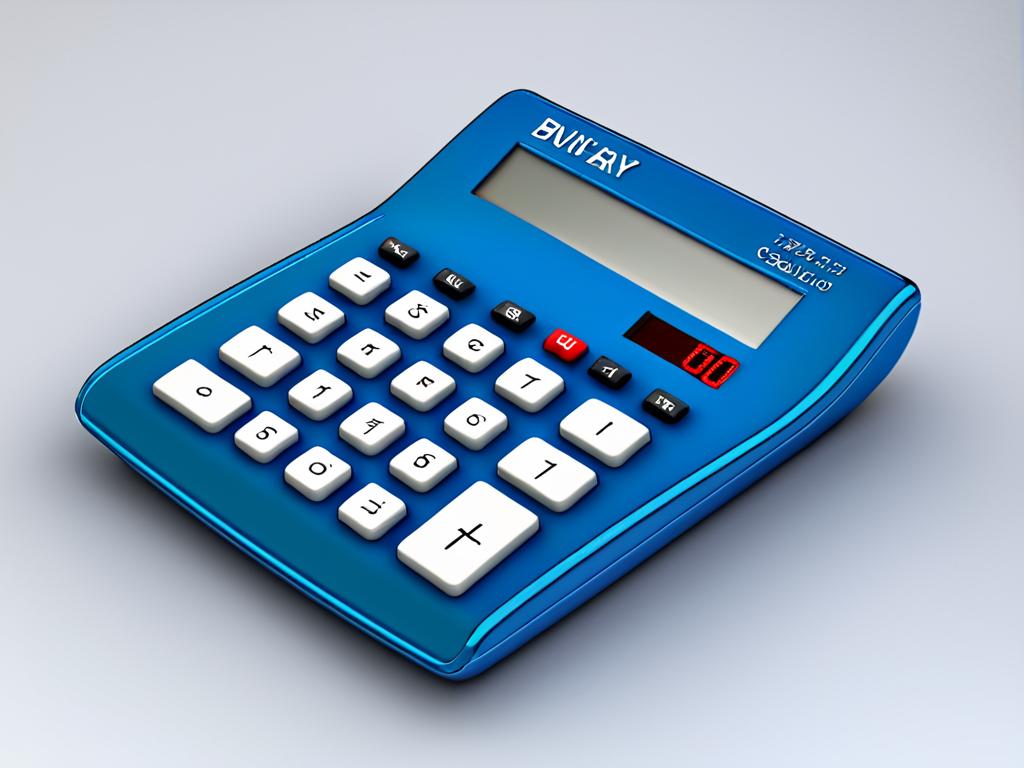Калькулятор с двоичным кодом на дисплее