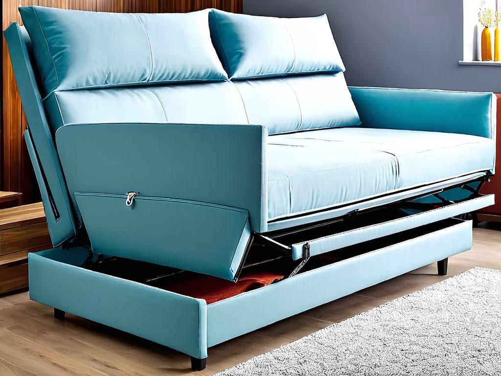 Механизм трансформации дивана-кровати