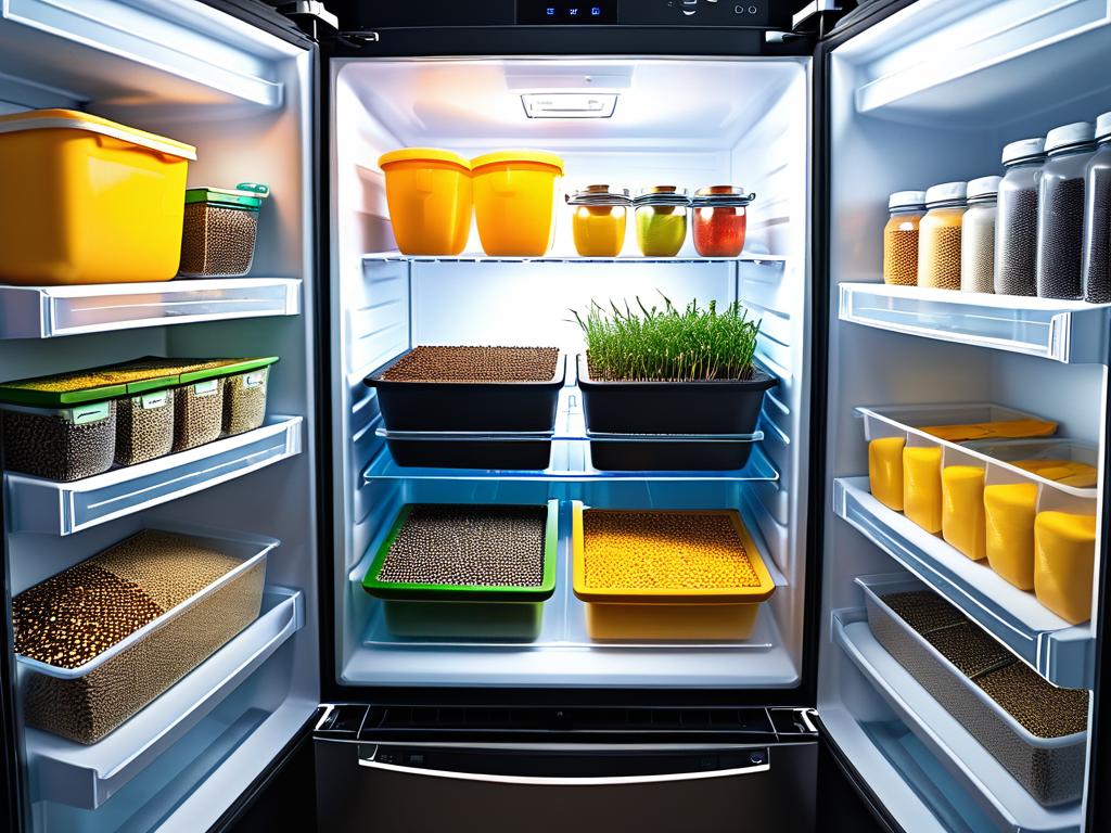 Сухая стратификация семян в холодильнике